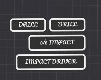 multiple tool labels