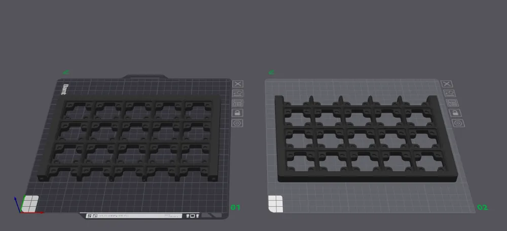 Gridfinity IKEA UPPDATERA 7x5 Baseplate - Free 3D Print Model - MakerWorld