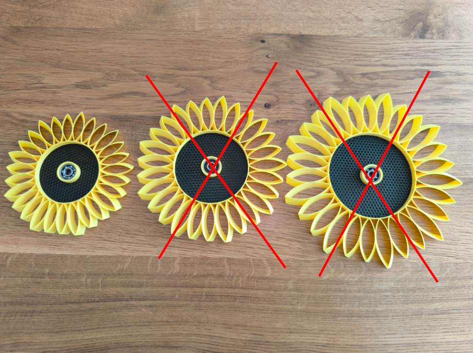 Miniatura 2 do modelo 3D Sunflower Windmill - 608 Bearing Mod