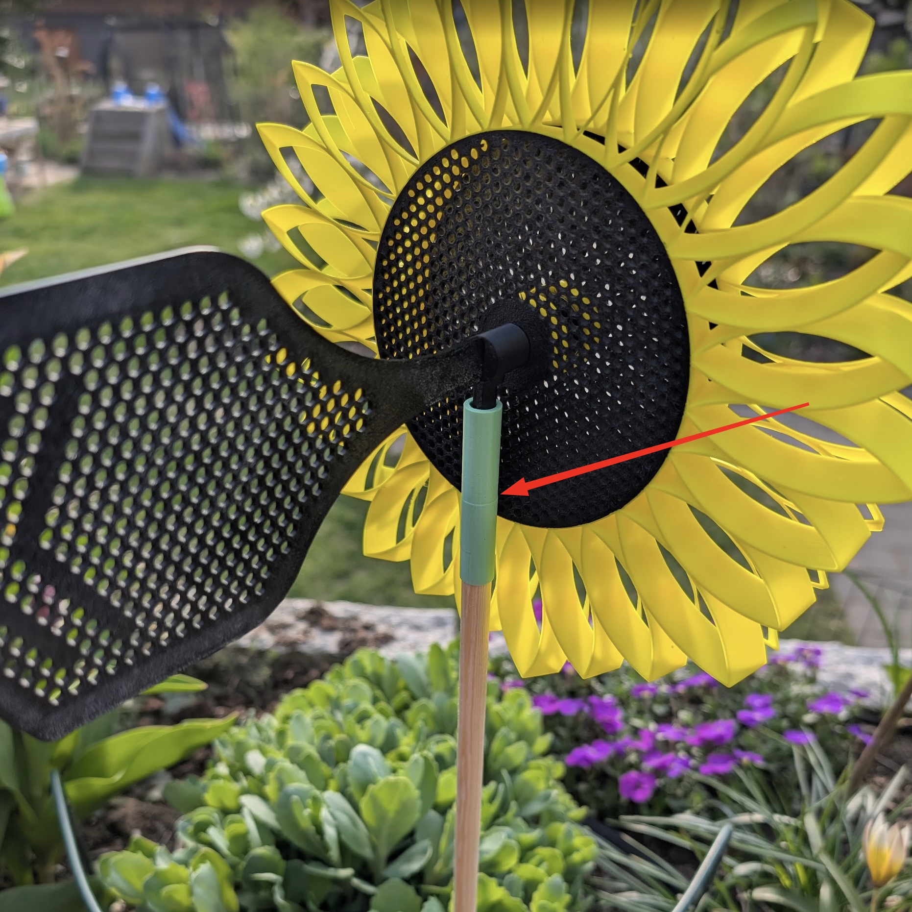 Miniatura 4 do modelo 3D Sunflower Windmill - 608 Bearing Mod