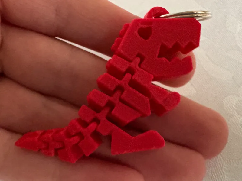 HeartSpike Rex - Flexi Keychain edition