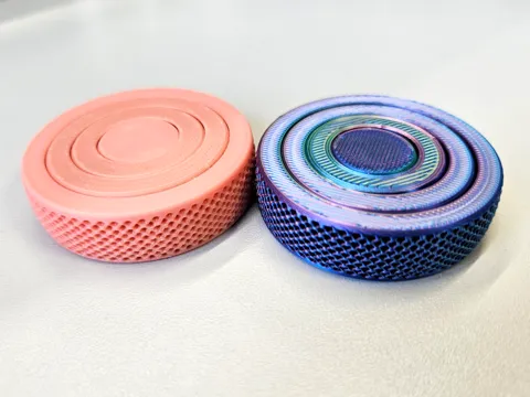 Net Gyro Fidget Spinner (Print-in-Place) view 3