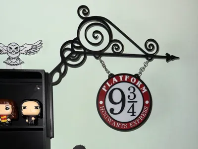 Platform 9¾ Hanging Sign Harry Potter 