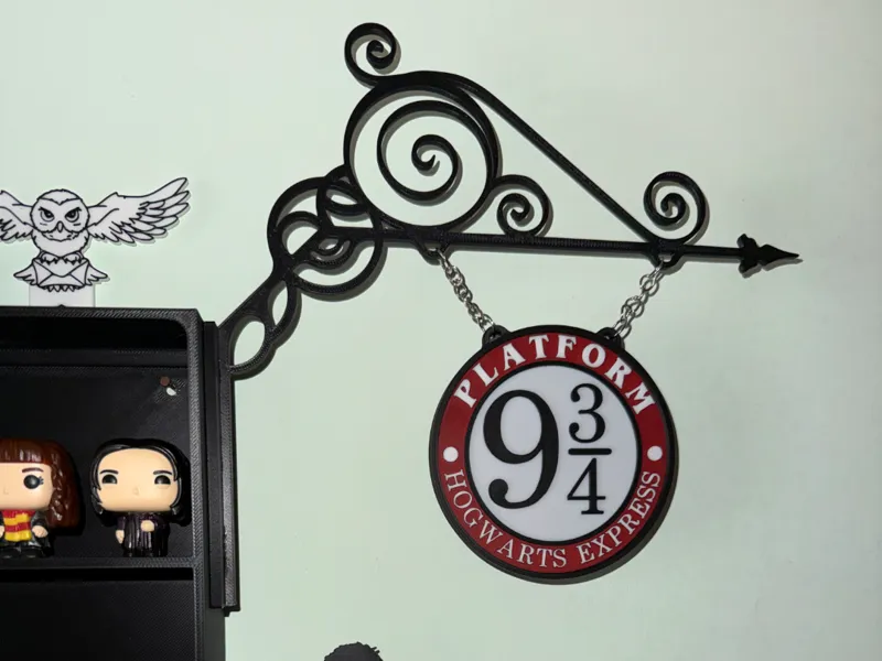 Platform 9¾ Hanging Sign Harry Potter 