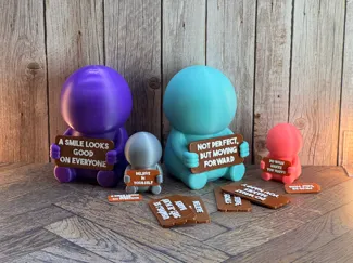 Motivational Figures (swappable signs)