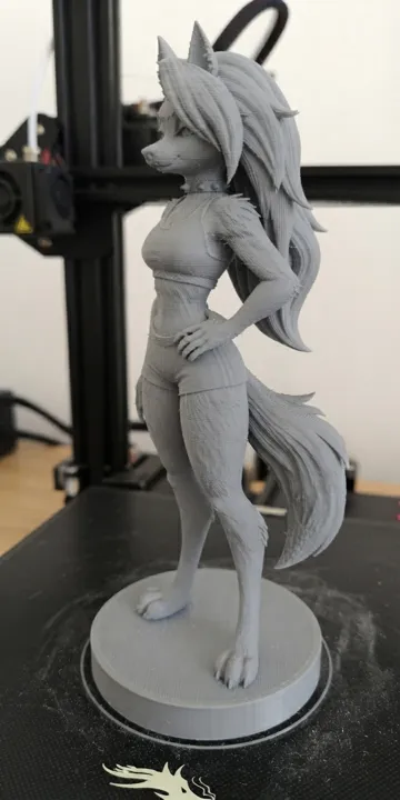 Figura decorativa: Loona sports outfit - Helluva Boss fanart — vista de referencia 4