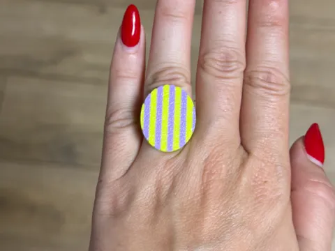 Marco decorativo: Anillo Modular Lineas — referencia de MakerWorld