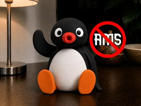 Accesorio para impresora 3D: Pingu Cute Hello NO AMS da Assemblare — referencia de MakerWorld