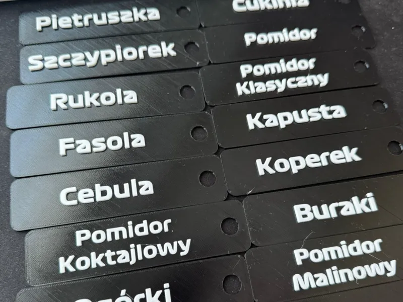 tabliczki warzywa Ogród Pomidor Sałata Marchewka