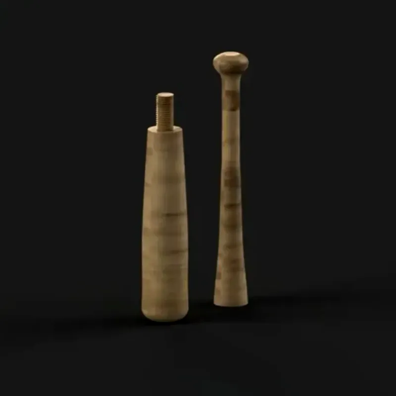 Baseball Bat - 2 Pieces Screw Together