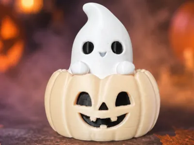 Little Ghost in the Pumpkin