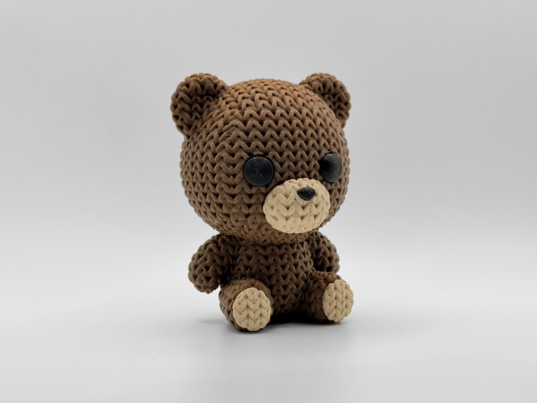 Miniatura 1 do modelo 3D Knitted Teddy Bear