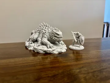Accesorio para filamento: The Stone Gazer - Basilisk ~Classic D&D Monsters — vista de referencia 3