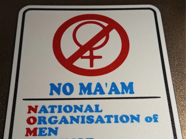 NO MA AM Schild Al Bundy