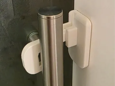Sliding Barn Door Handle Lock V1 (Non-Folding)