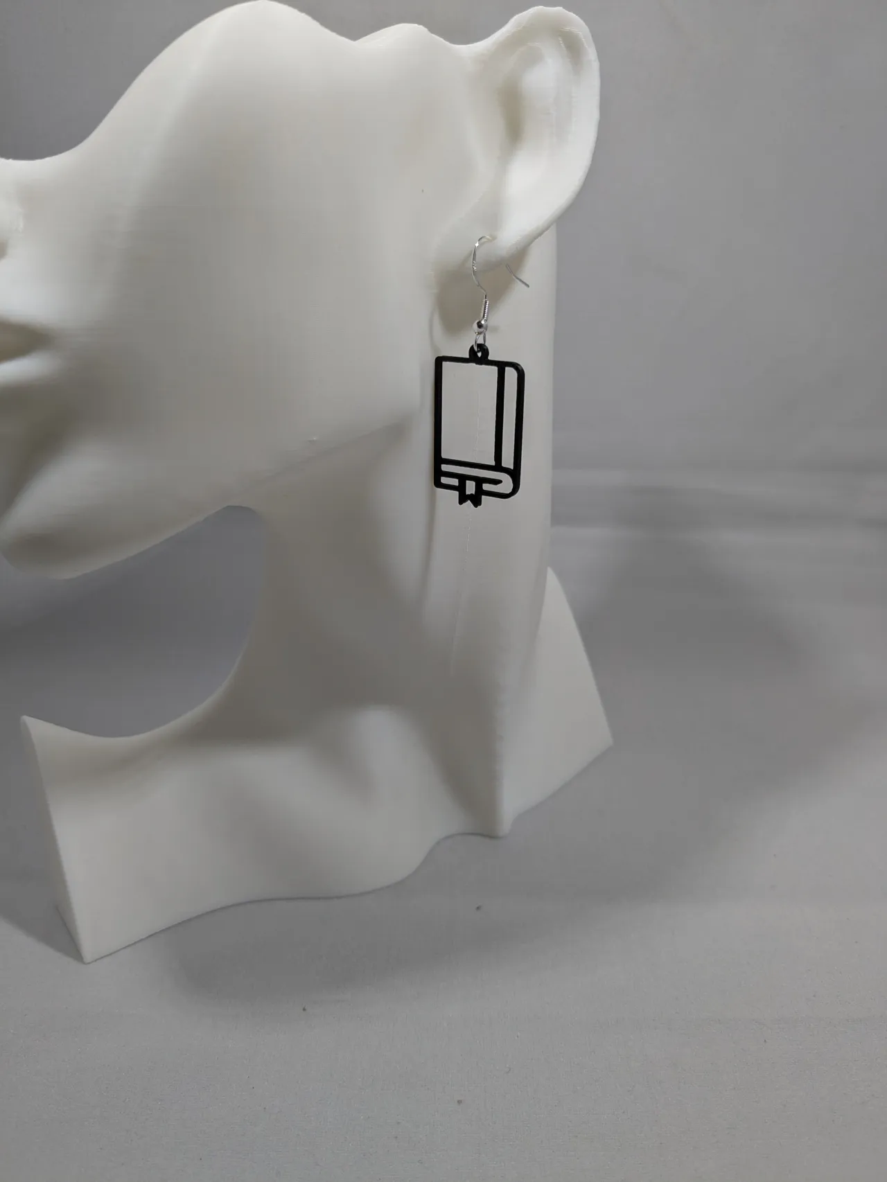 Book earrings view 3