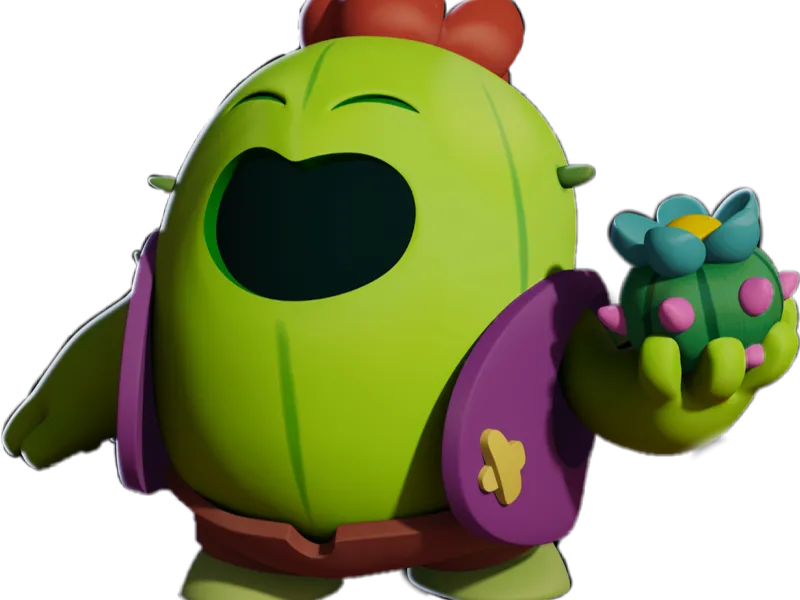 Spike – The Cheerful Cactus of Chaos - Brawl Stars