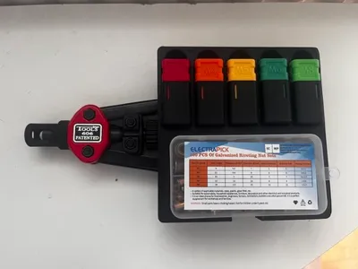 Rivet nut tool organiser