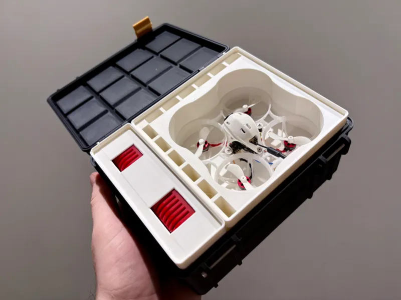 75mm Tinywhoop Gridfinity inserts for Rugged Case