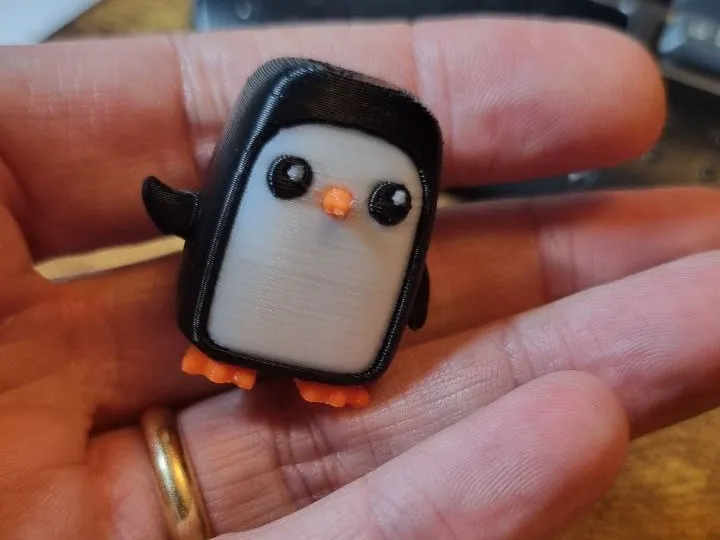 Lucky little pinguin