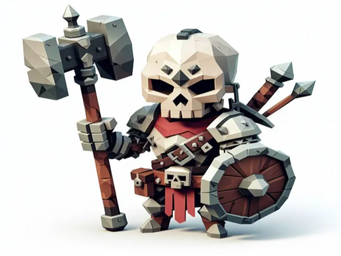 lowpoly ghost hunters