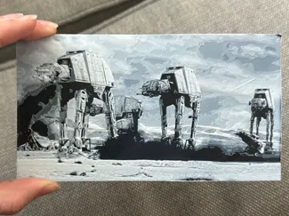 Star wars ATAT filament painting