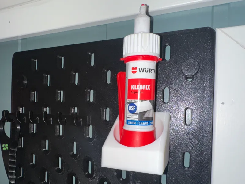 Klebfix holder for Ikea Skadis