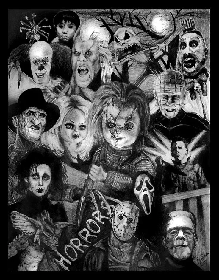 HueForge Horror Movie Picture