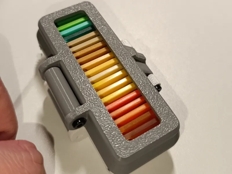 Bambu Filament Swatch Case for 20 pieces of swatch