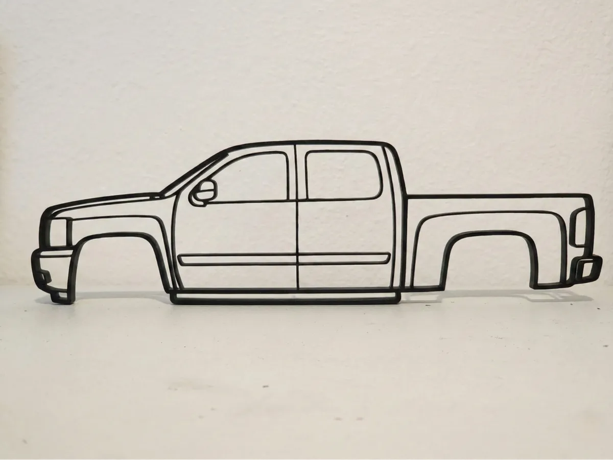Décoration murale Chevrolet Silverado GMT900