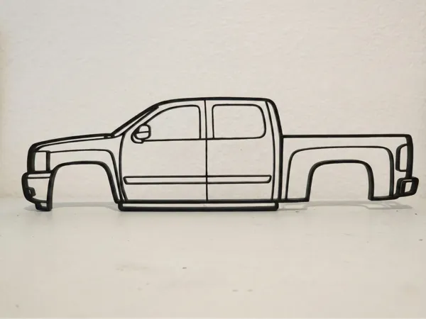 Décoration murale Chevrolet Silverado GMT900