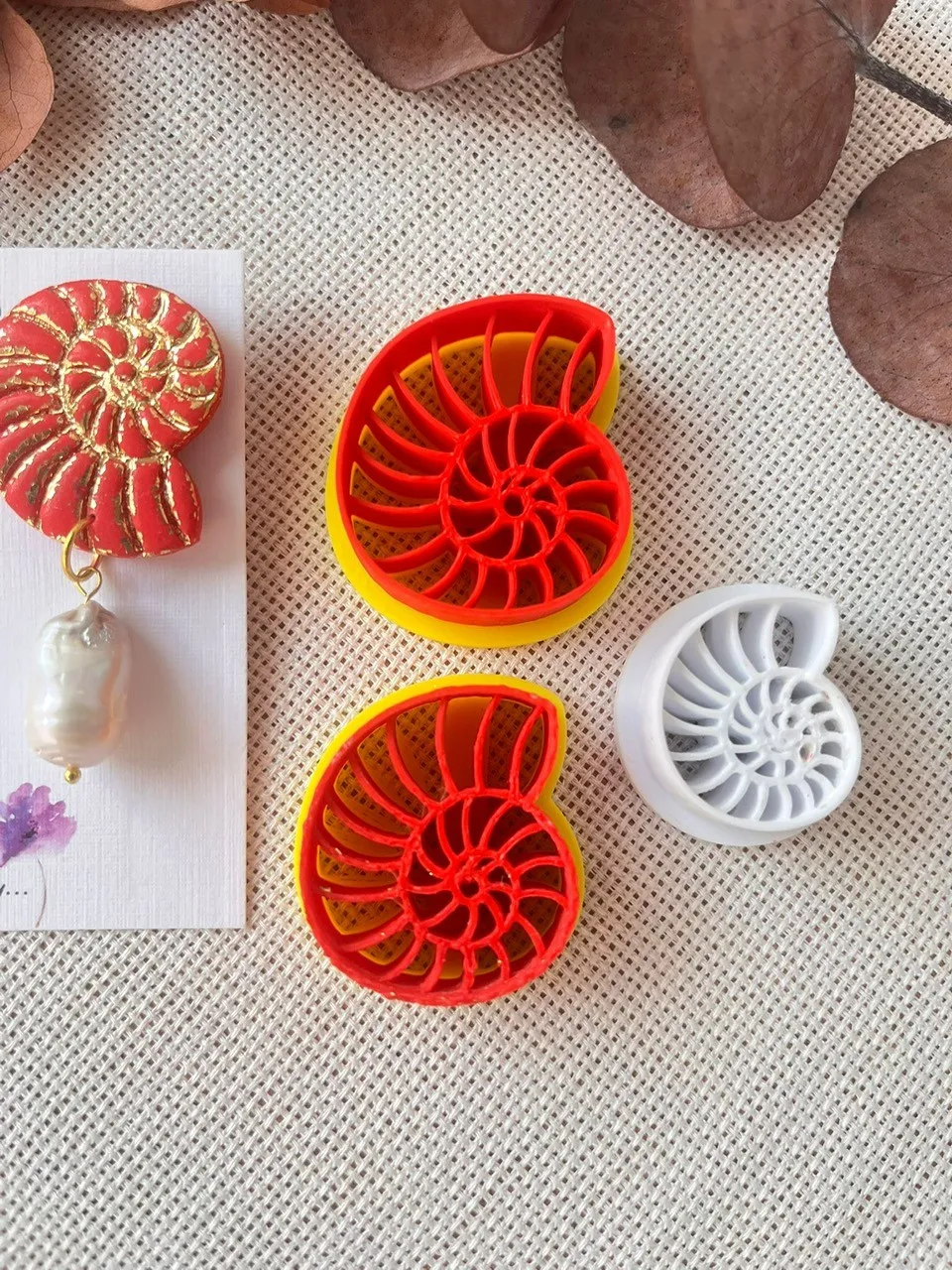 Polymer Clay Earring Mold 70 view 3