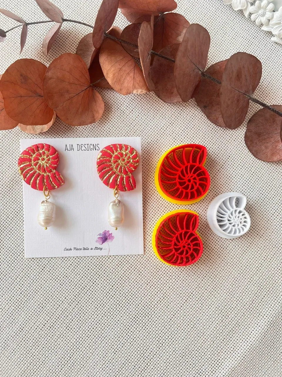 Polymer Clay Earring Mold 70 view 2
