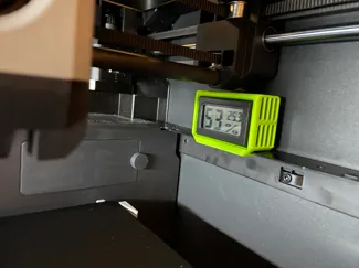 Hygrometerholder Bambu Lab P1S and P1P