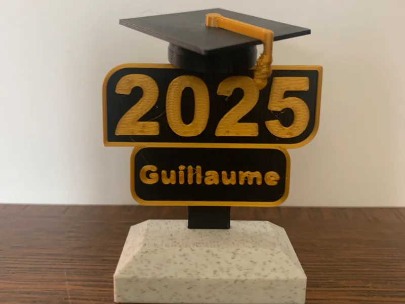graduation trophy / gift Customizable