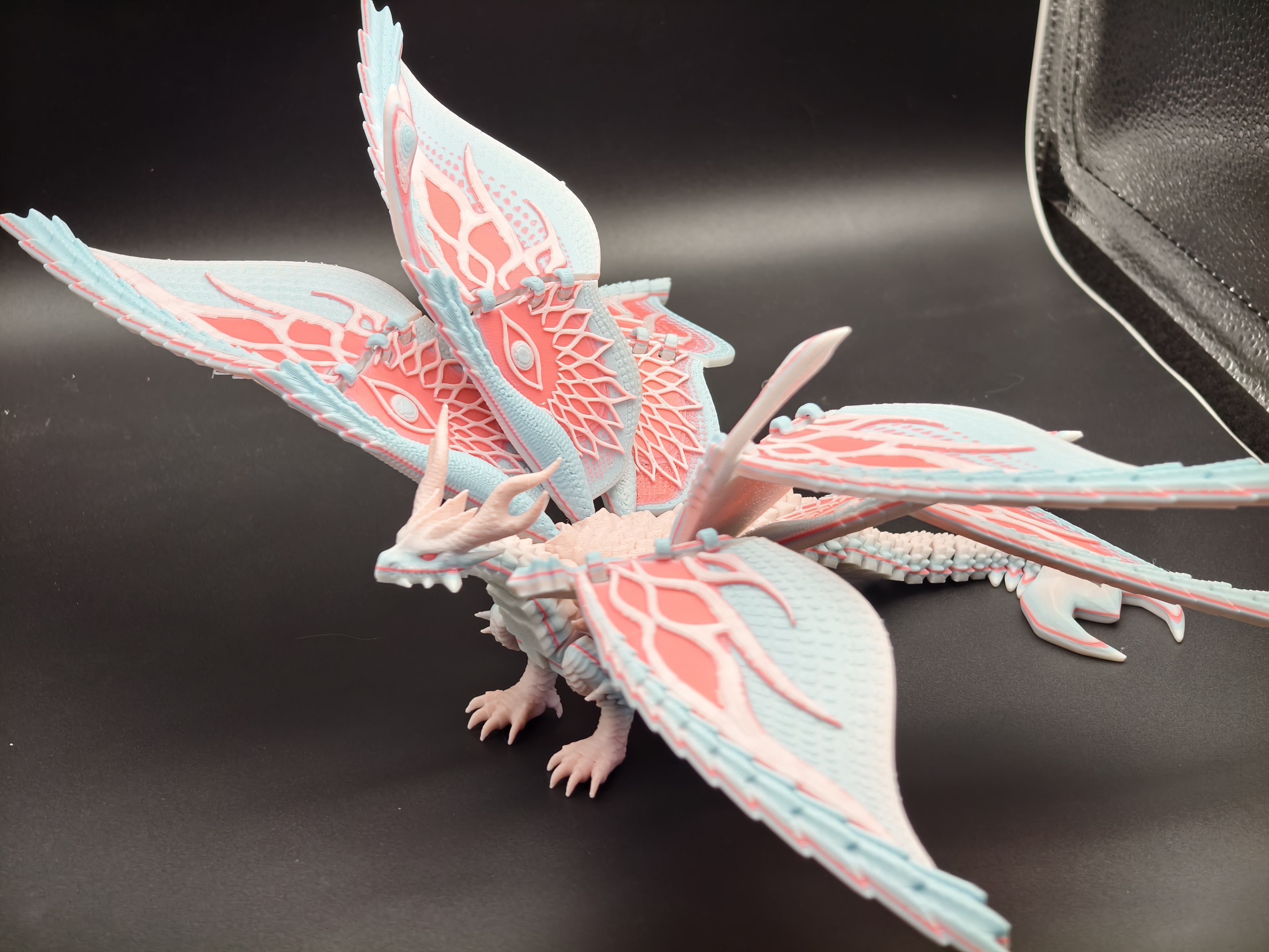 Miniatura 2 do modelo 3D 六翼飞龙，无需支撑，MINI可打