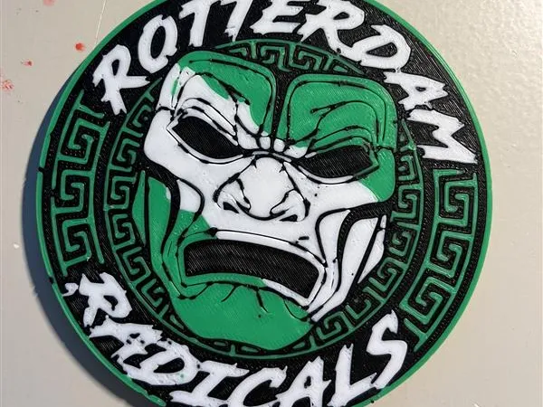 rotterdam radicals large keychain