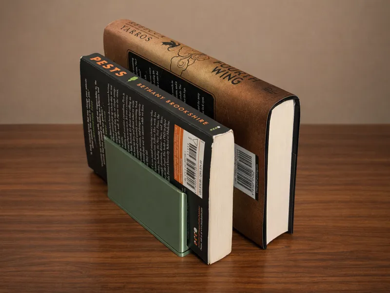 Gridfinity bedside book holder