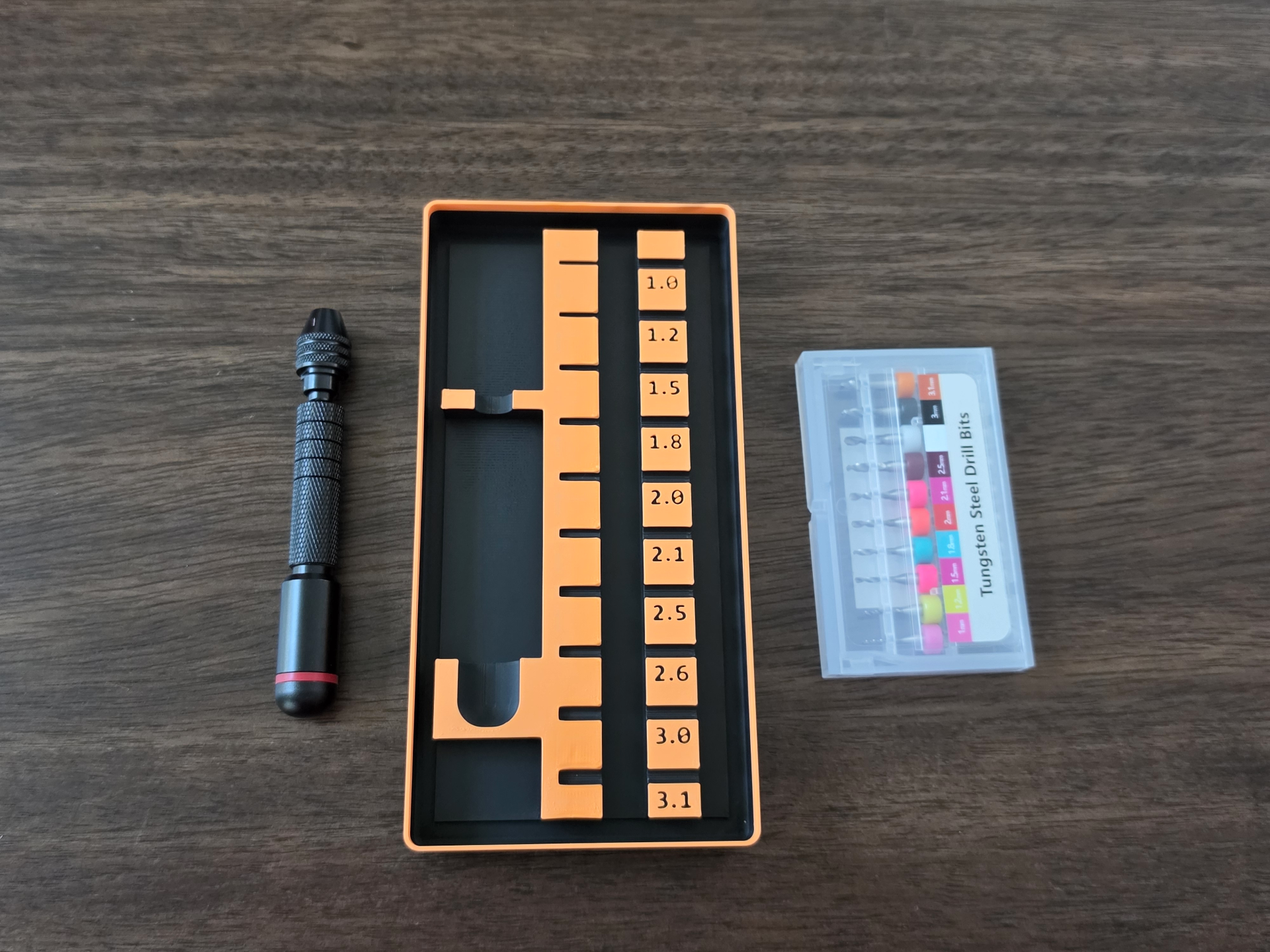 Bambu Hand Drill Kit Gridfinity Holder
