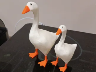 The Entitled Goose but bigger and feathery