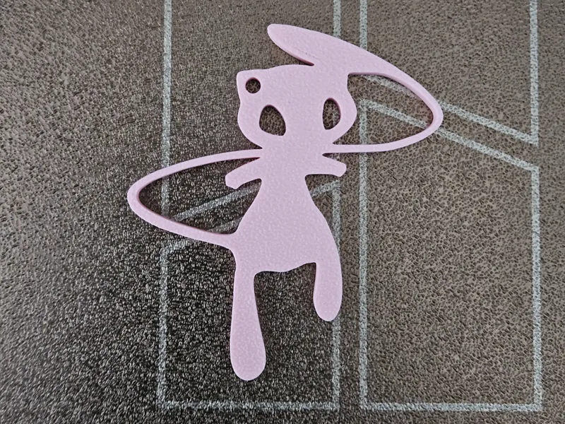Mew Pokemon Keychain