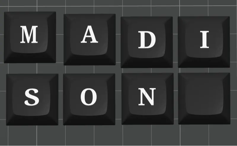 Madison key caps