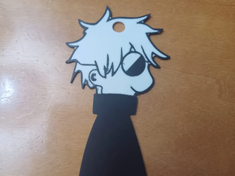 Chibi gojo portachiavi