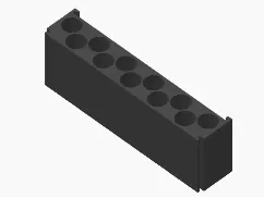 Modulare Stifthalterung - 15cm länge
