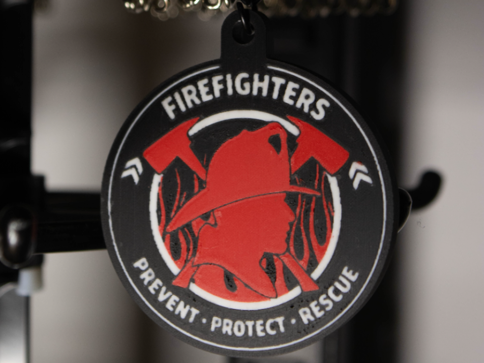 Firefighter Keychain