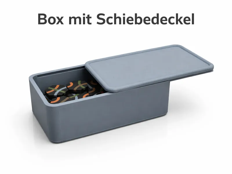 Box mit Schiebedeckel - 2 Größen