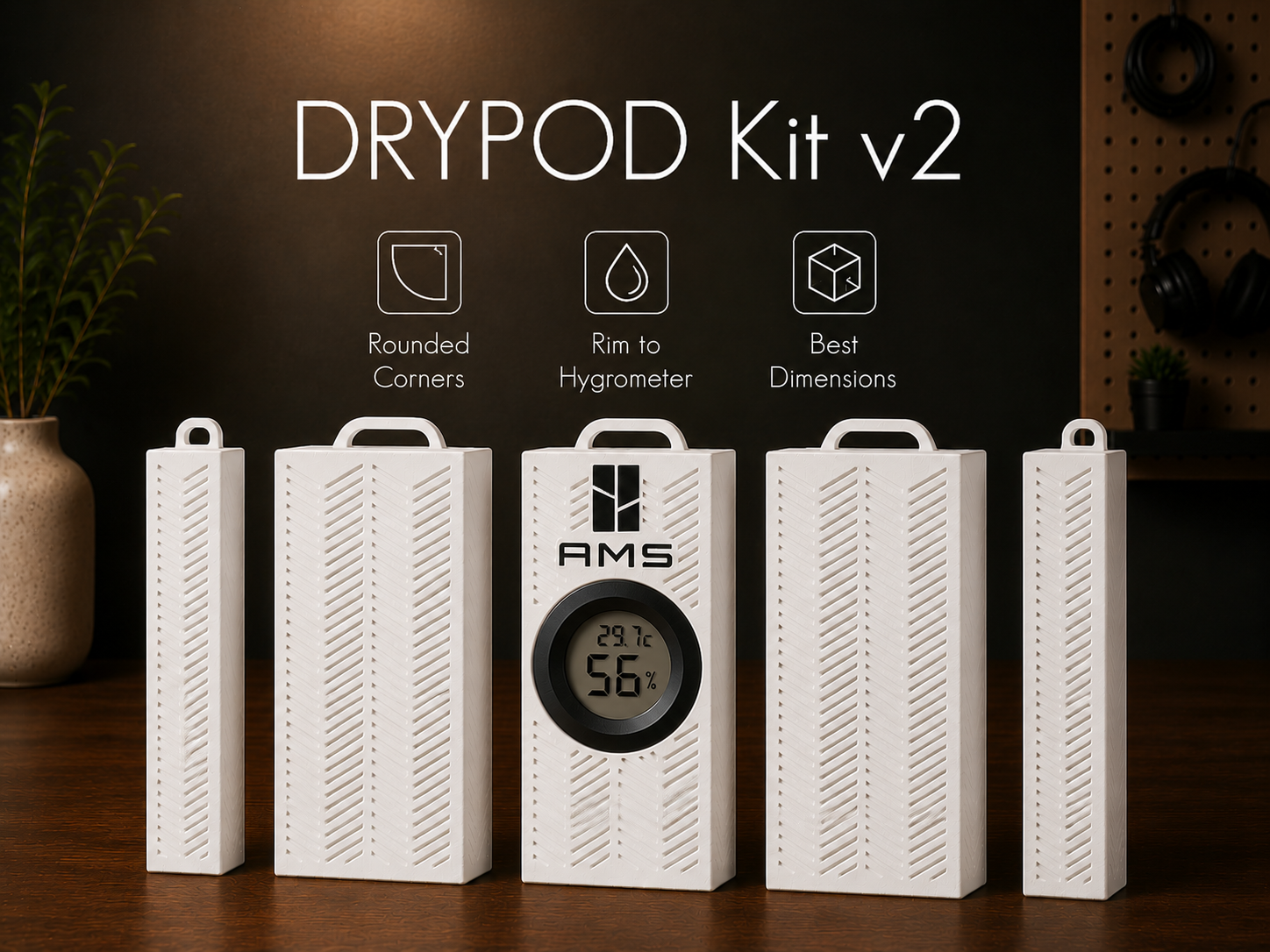 AMS Dry Pods v2 - Desiccant Tray [no remove spool]