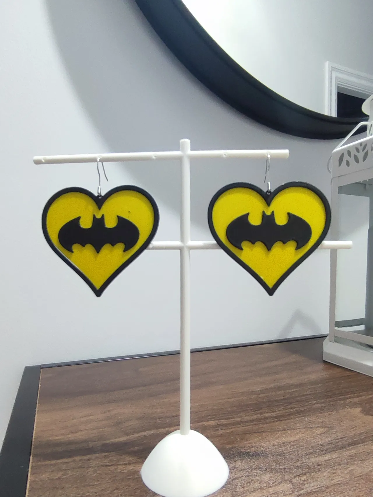 Aretes Mi Bat-Valentín view 2