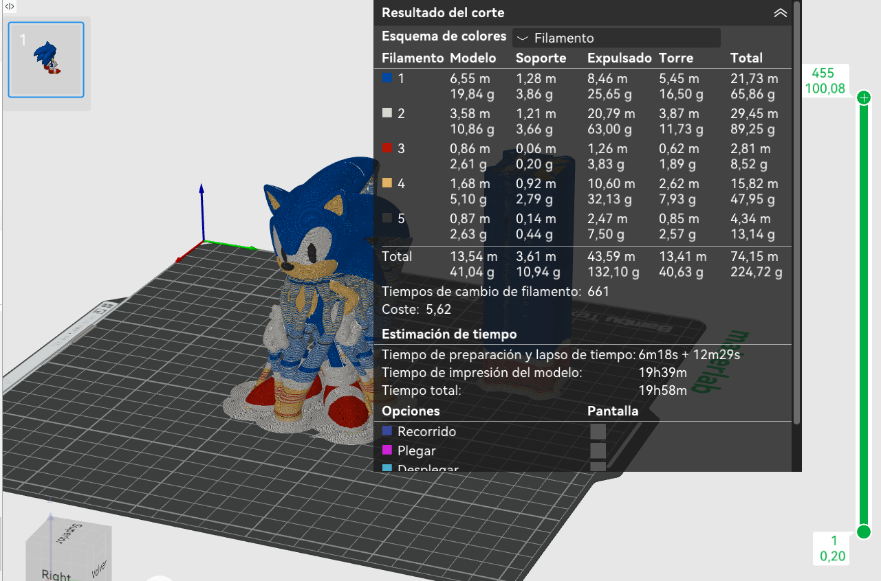 Miniatura 3 do modelo 3D Sonic fast print