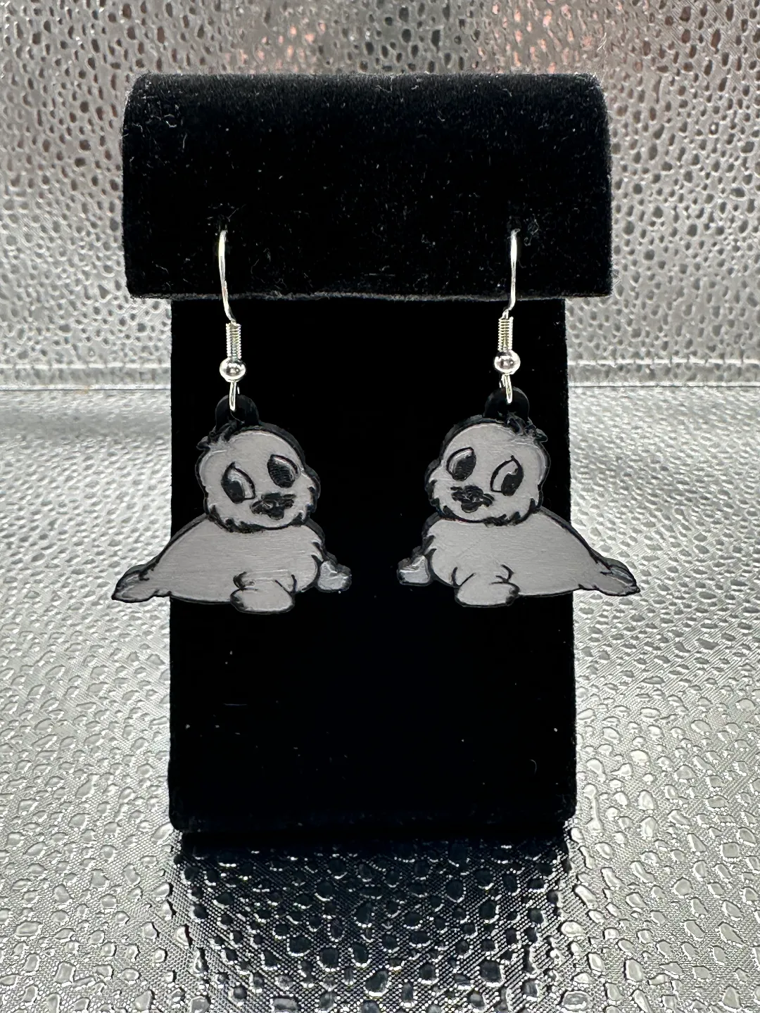 Baby Seal Earrings view 2